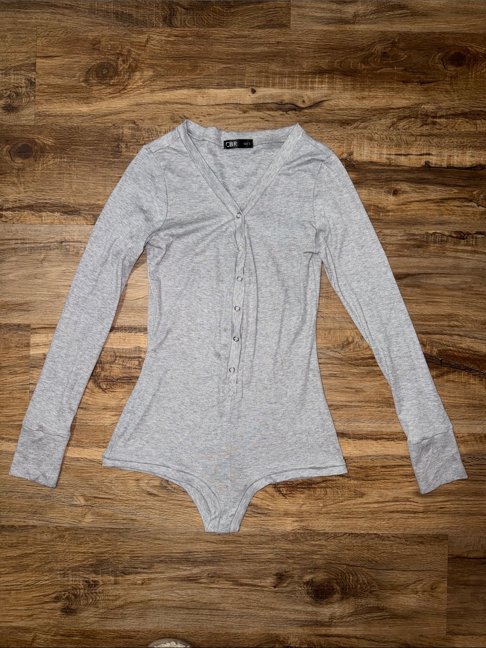 Grey Henley Romper
